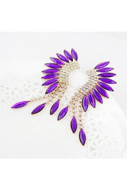 Luxury Alloy With Shiny Rhinestone Drop Earrings (More Colors)