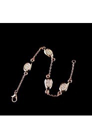 Women's Charm Bracelet Alloy Rhinestone