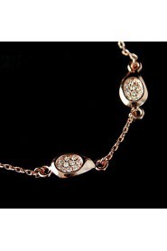 Women's Charm Bracelet Alloy Rhinestone