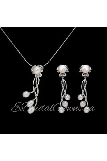 Jewelry Set Women's Anniversary / Wedding / Engagement / Birthday / Gift / Party / Special Occasion Jewelry Sets Imitation Pearl / Alloy