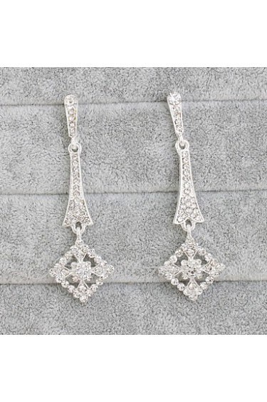 Drop Earrings Women's Alloy Earring Rhinestone