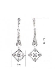 Drop Earrings Women's Alloy Earring Rhinestone