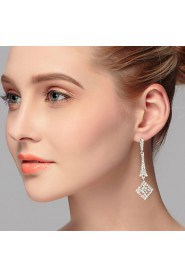 Drop Earrings Women's Alloy Earring Rhinestone