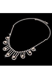 Wedding Jewelry Set include Necklace & Earrings & Bracelet & Rings