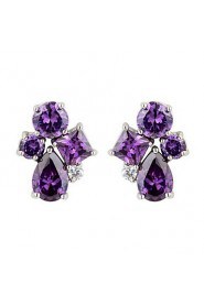 Stud Earrings Couples'/Kid's/Women's Cubic Zirconia Earring Cubic Zirconia