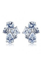 Stud Earrings Couples'/Kid's/Women's Cubic Zirconia Earring Cubic Zirconia