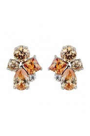 Stud Earrings Couples'/Kid's/Women's Cubic Zirconia Earring Cubic Zirconia