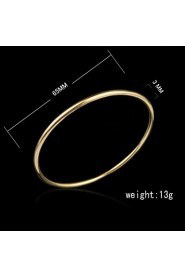 Fashion 18K Gold Plated Bangle Women's Bracelet