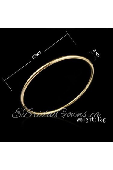 Fashion 18K Gold Plated Bangle Women's Bracelet