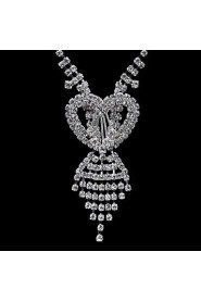 Jewelry Set Women's Anniversary / Wedding / Engagement / Birthday Jewelry Sets Cubic Zirconia / Alloy Cubic Zirconia Necklaces / Earrings