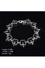 Fashion Sterling Silver Plated Women's Bracelet