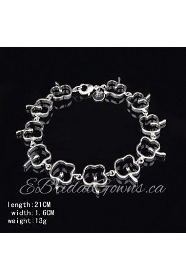 Fashion Sterling Silver Plated Women's Bracelet