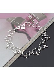 Fashion Sterling Silver Plated Women's Bracelet