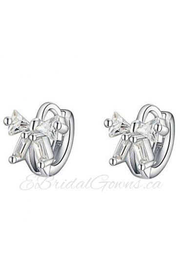 Stud Earrings Women's Alloy Earring Cubic Zirconia