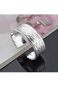 Women's Cuff Bracelet Silver Non Stone