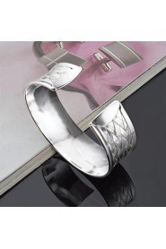 Women's Cuff Bracelet Silver Non Stone