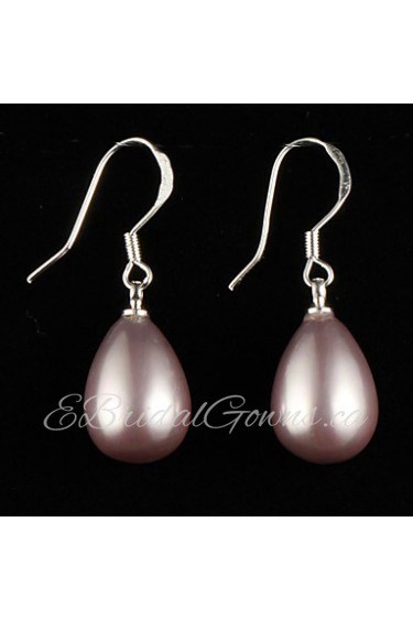 Drop Earrings Women's Alloy Earring Pearl