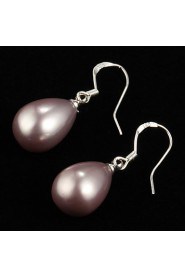 Drop Earrings Women's Alloy Earring Pearl