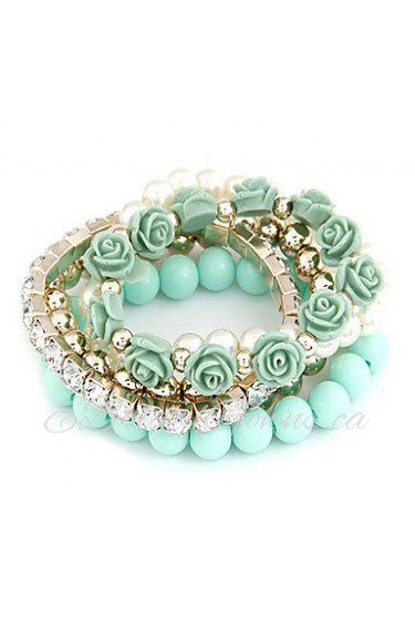 Women's Persona Beads Collection Bracelet Alloy/Resin Imitation Pearl/Rhinestone