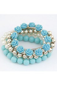 Women's Persona Beads Collection Bracelet Alloy/Resin Imitation Pearl/Rhinestone