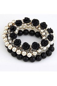 Women's Persona Beads Collection Bracelet Alloy/Resin Imitation Pearl/Rhinestone