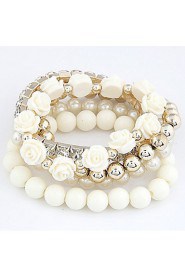 Women's Persona Beads Collection Bracelet Alloy/Resin Imitation Pearl/Rhinestone