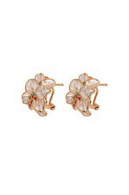 Stud Earrings Women's Alloy Earring Cubic Zirconia