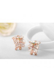 Stud Earrings Women's Alloy Earring Cubic Zirconia