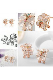 Stud Earrings Women's Alloy Earring Cubic Zirconia