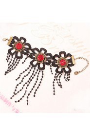 Hot Sell Fahsion Halloween Black Lace Bracelet