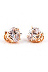 Stud Earrings Couples'/Kid's/Women's Cubic Zirconia Earring Cubic Zirconia