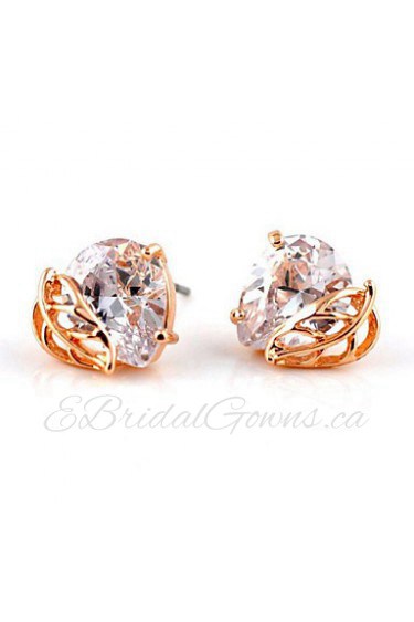 Stud Earrings Couples'/Kid's/Women's Cubic Zirconia Earring Cubic Zirconia