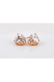 Stud Earrings Couples'/Kid's/Women's Cubic Zirconia Earring Cubic Zirconia