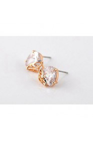 Stud Earrings Couples'/Kid's/Women's Cubic Zirconia Earring Cubic Zirconia