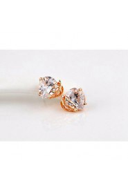 Stud Earrings Couples'/Kid's/Women's Cubic Zirconia Earring Cubic Zirconia