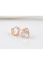 Stud Earrings Couples'/Kid's/Women's Cubic Zirconia Earring Cubic Zirconia