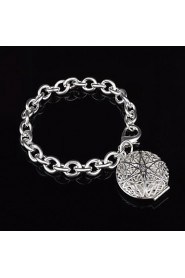 Fashion Sterling Silver Plated Dangle Women's Bracelet