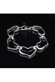 Women's Cuff Bracelet Silver Non Stone