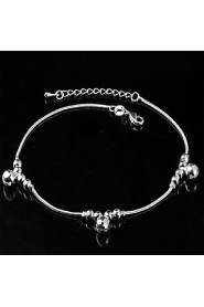 Women's Fashion Platinum Plated Refille Anklets