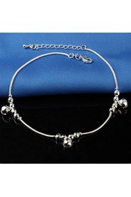 Women's Fashion Platinum Plated Refille Anklets