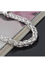 Fashion Sterling Beading Silver Women's Bracelet