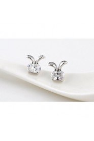 Stud Earrings Couples'/Kid's/Women's Cubic Zirconia Earring Cubic Zirconia