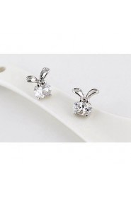 Stud Earrings Couples'/Kid's/Women's Cubic Zirconia Earring Cubic Zirconia