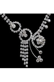 Jewelry Set Women's Anniversary / Wedding / Engagement / Gift / Party / Special Occasion Jewelry Sets Alloy / Rhinestone Rhinestone