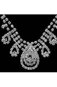 Jewelry Set Women's Anniversary / Wedding / Engagement / Birthday / Gift / Party / Special Occasion Jewelry Sets Alloy / Rhinestone