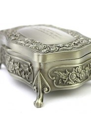 Personalized Gorgeous Decorative Pattern Tin Alloy Women's Jewelry Box