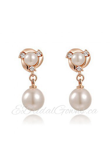 Drop Earrings Women's Fashion Noble Cubic Zirconia/Alloy Earring