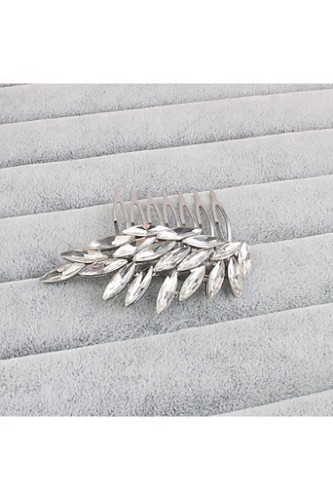 Women's Crystal Headpiece-Wedding / Special Occasion / Casual / Office & Career / Outdoor Hair Combs 1 Piece Clear Round