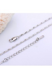 Fashion Snake Shape Rose Gold Plated Copper Alloy Chain Necklace(Gold,Rose Gold,White Gold)(1Pc)