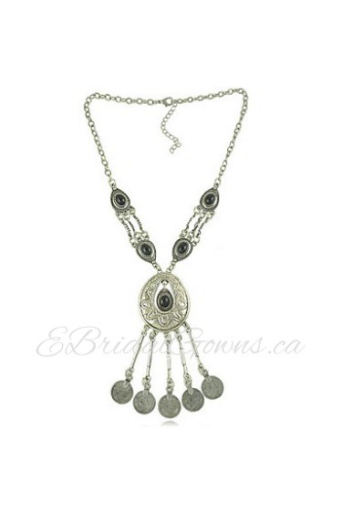 New Vintage Bohemia Style Coin Tassel Necklace Vintage Jewelry Necklace